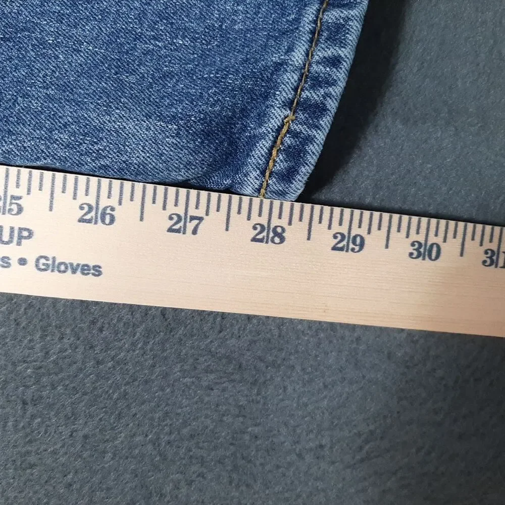 Levis Jeans Mens 34x30 Blue 511 Denim Medium Wash Straight Leg Red Tag Casual